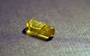 one yellow pill