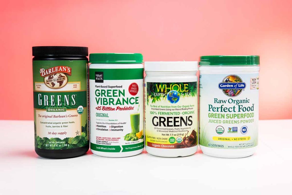 Greens with probiotics in their containers like they come in the core 4 autoship