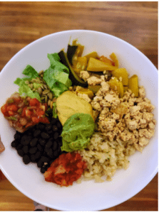 vegan dinner bowl