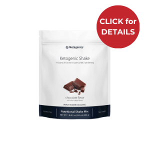 metagenics keto protein powder package