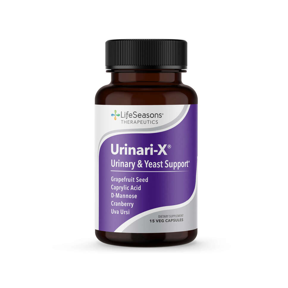 bottle of urinary x from lifeeseasons