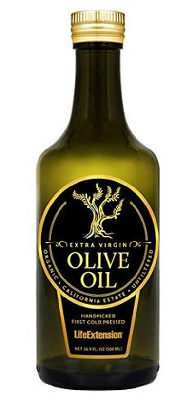 life extension bottle of olive oil