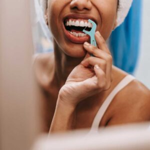 flossing for oral health