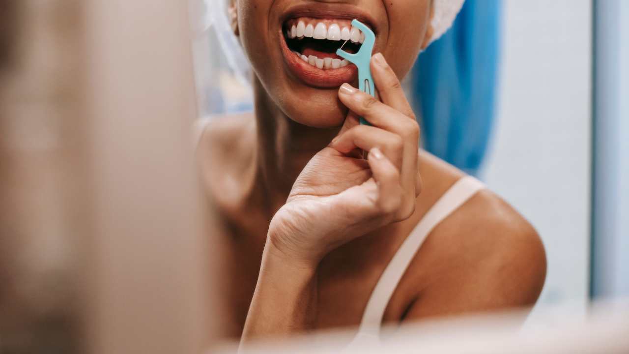 flossing for oral health