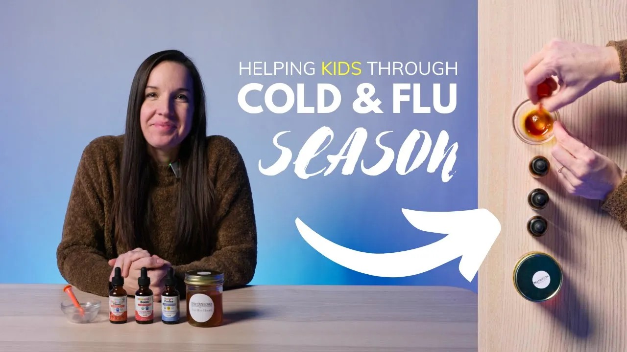 health coach prepares a mixture to help combat cold and flu season