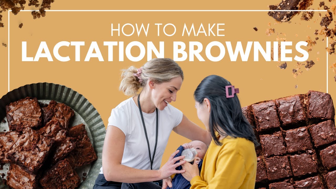 health coach makes lactation brownies