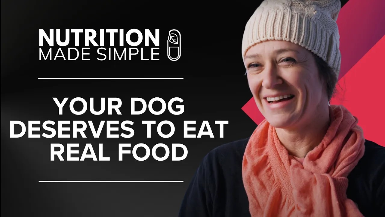 health coach sits down to discuss healthy dog diet