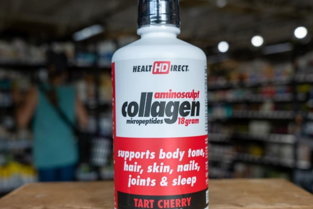 liquid collagen tart cherry flavor