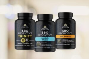 ancient nutrition spore based probiotics options men's daily gut restore and trinity
