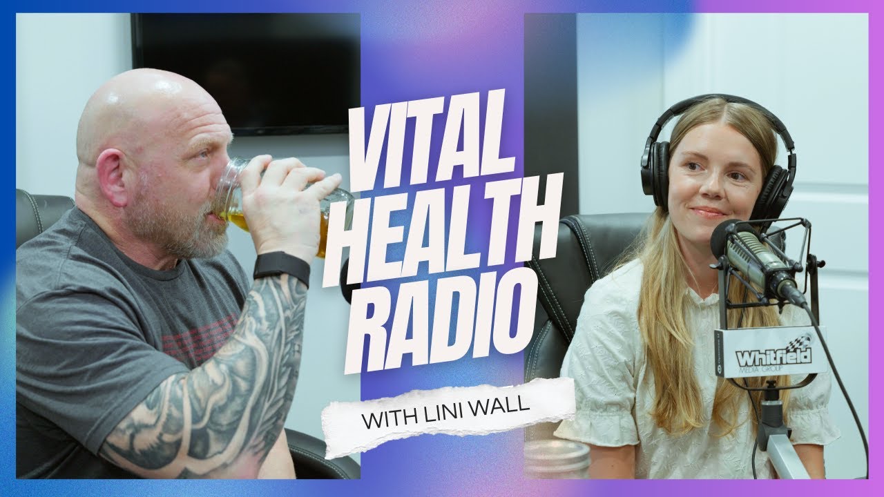 radio host has discussion with guest
